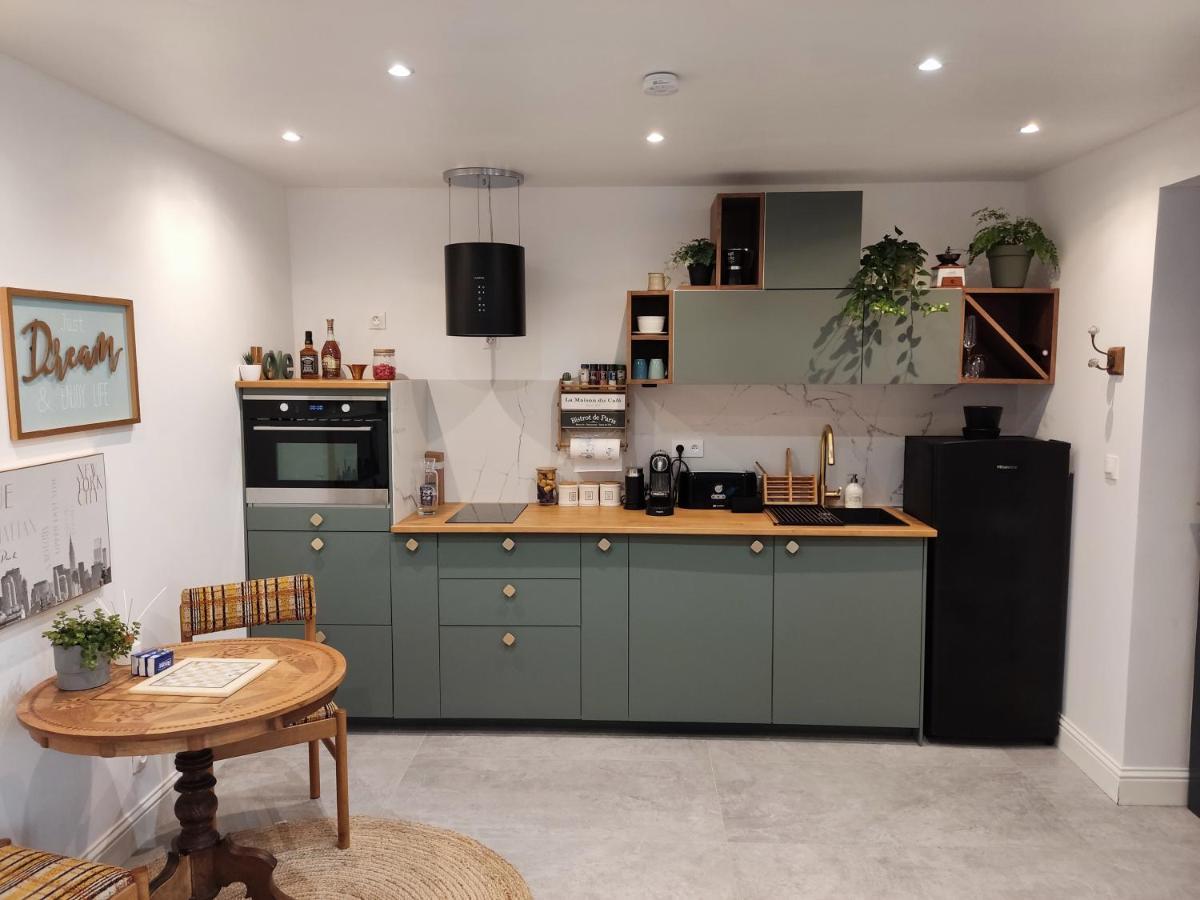 Superbe Appartement Avec Jacuzzi Avec Jardin Prive Lyon Exterior foto
